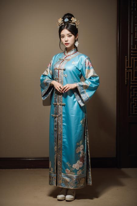 清代女性旗装- qizhuang-v2 | Stable Diffusion LoRA | Civitai